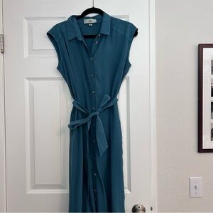 Thread & Supply asymmetrical dress with pockets!
